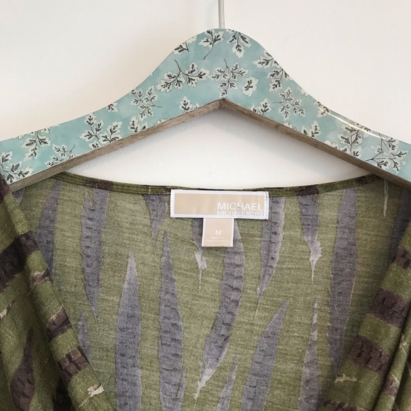 Michael Kors | Feather Draped Top - Picture 2 of 7